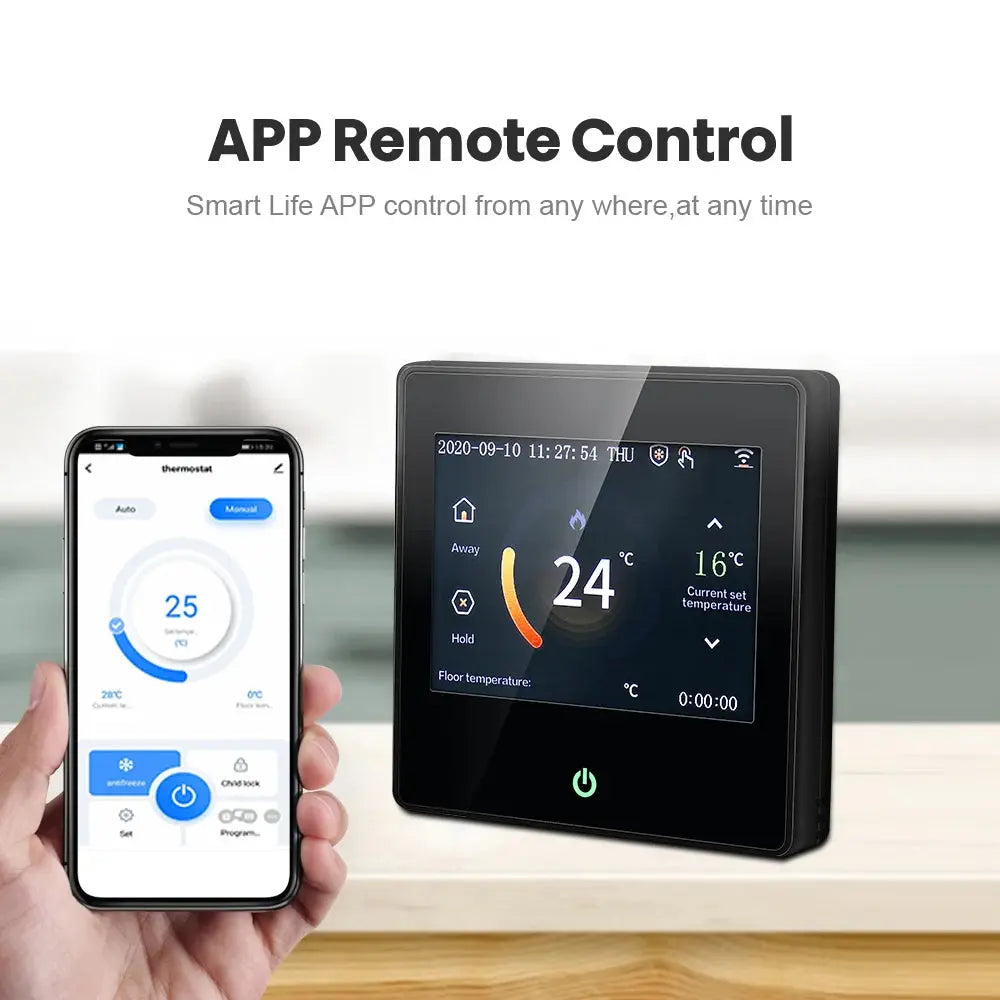 Intelligente Wärme, Smarter Komfort: Das Tuya WiFi Smart Thermostat - Dein Schlüssel zur effizienten Raumtemperaturregelung! - Raffiniertedinge Intelligente Wärme, Smarter Komfort: Das Tuya WiFi Smart Thermostat - Dein Schlüssel zur effizienten Raumtemperaturregelung! - Raffiniertedinge